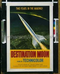 DESTINATION MOON 1sh '50