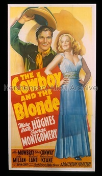 COWBOY & THE BLONDE 3sh '41