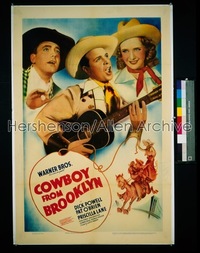 COWBOY FROM BROOKLYN 1sh '38