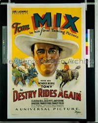 DESTRY RIDES AGAIN ('32) 1sh '32