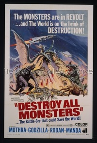 DESTROY ALL MONSTERS 1sh '68