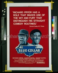 BLUE COLLAR 1sh '78