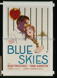 BLUE SKIES ('29) 1sh '29