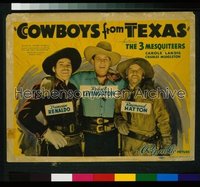 COWBOYS FROM TEXAS LC '39