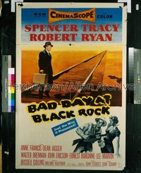 BAD DAY AT BLACK ROCK 1sh '54