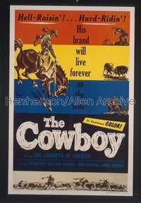 COWBOY ('54) 1sh '54