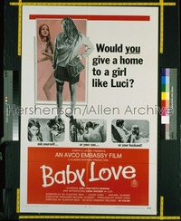 BABY LOVE ('69) 1sh '68