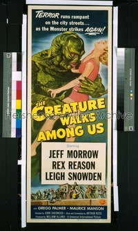 CREATURE WALKS AMONG US insert '56