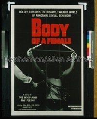 BODY OF A FEMALE 1sh '65