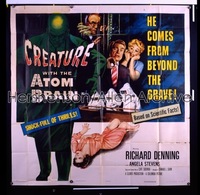 CREATURE WITH THE ATOM BRAIN 6sh '55