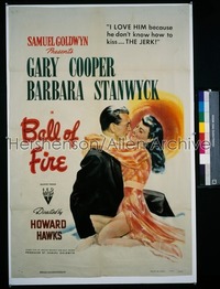 BALL OF FIRE ('41) 1sh '41