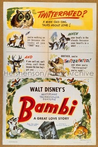 BAMBI 1sh '42