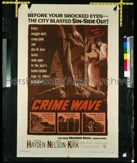 CRIME WAVE 1sh '53