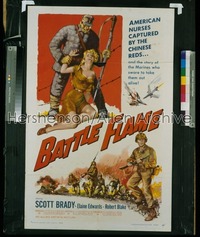 BATTLE FLAME 1sh '59