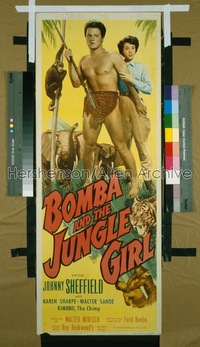 BOMBA & THE JUNGLE GIRL insert '53