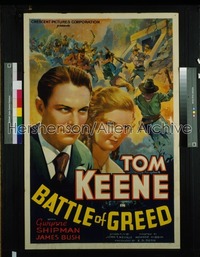 BATTLE OF GREED 1sh '37