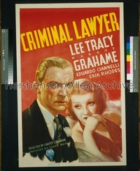 CRIMINAL LAWYER ('36) 1sh '36