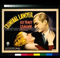 CRIMINAL LAWYER ('36) LC '36