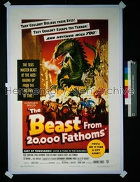 BEAST FROM 20,000 FATHOMS 1sh '53