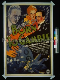 BORN TO GAMBLE 1sh '35