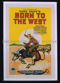 BORN TO THE WEST ('26) 1sh '26