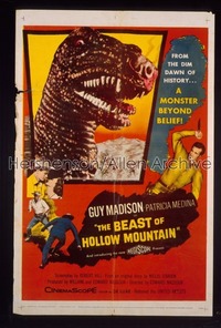 BEAST OF HOLLOW MOUNTAIN 1sh '56