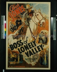 BOSS OF LONELY VALLEY 1sh '37