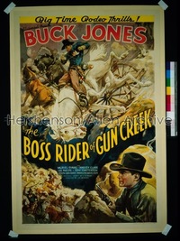 BOSS RIDER OF GUN CREEK 1sh '36