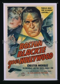 BOSTON BLACKIE GOES HOLLYWOOD 1sh '42