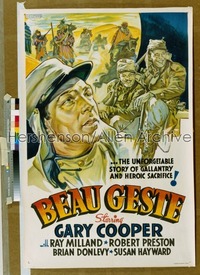 BEAU GESTE ('39) 1sh '39