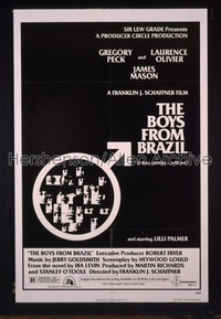 BOYS FROM BRAZIL 1sh '78