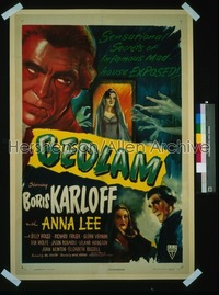 BEDLAM 1sh '46