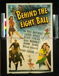 BEHIND THE EIGHT BALL 1sh '42