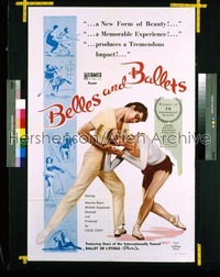 BELLES & BALLET 1sh '60