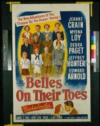 BELLES ON THEIR TOES 1sh '52