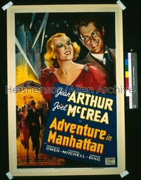 ADVENTURE IN MANHATTAN 1sh '36