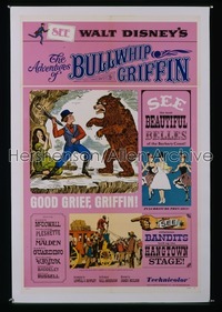 ADVENTURES OF BULLWHIP GRIFFIN 1sh '67