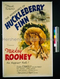 ADVENTURES OF HUCKLEBERRY FINN ('39) 1sh '39