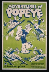 ADVENTURES OF POPEYE 1sh '35