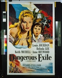 DANGEROUS EXILE 1sh '58