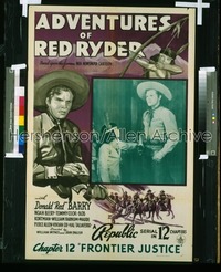 ADVENTURES OF RED RYDER 1sh '40