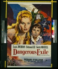 DANGEROUS EXILE English 1sh '58