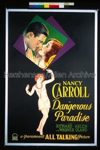 DANGEROUS PARADISE 1sh '30