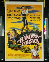 BANDITS OF CORSICA 1sh '53