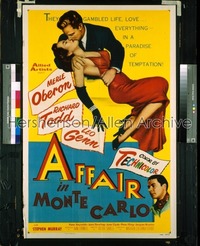 AFFAIR IN MONTE CARLO 1sh '53