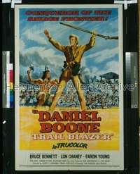 DANIEL BOONE TRAIL BLAZER 1sh '56