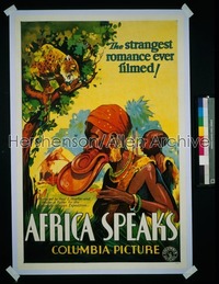 AFRICA SPEAKS 1sh '30