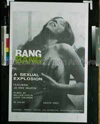 BANG BANG 1sh '70