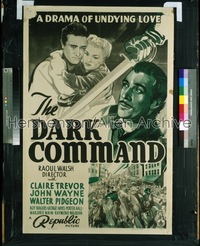 DARK COMMAND style B 1sh '40