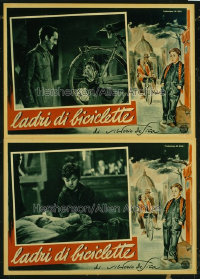 BICYCLE THIEF Italian photobusta '48